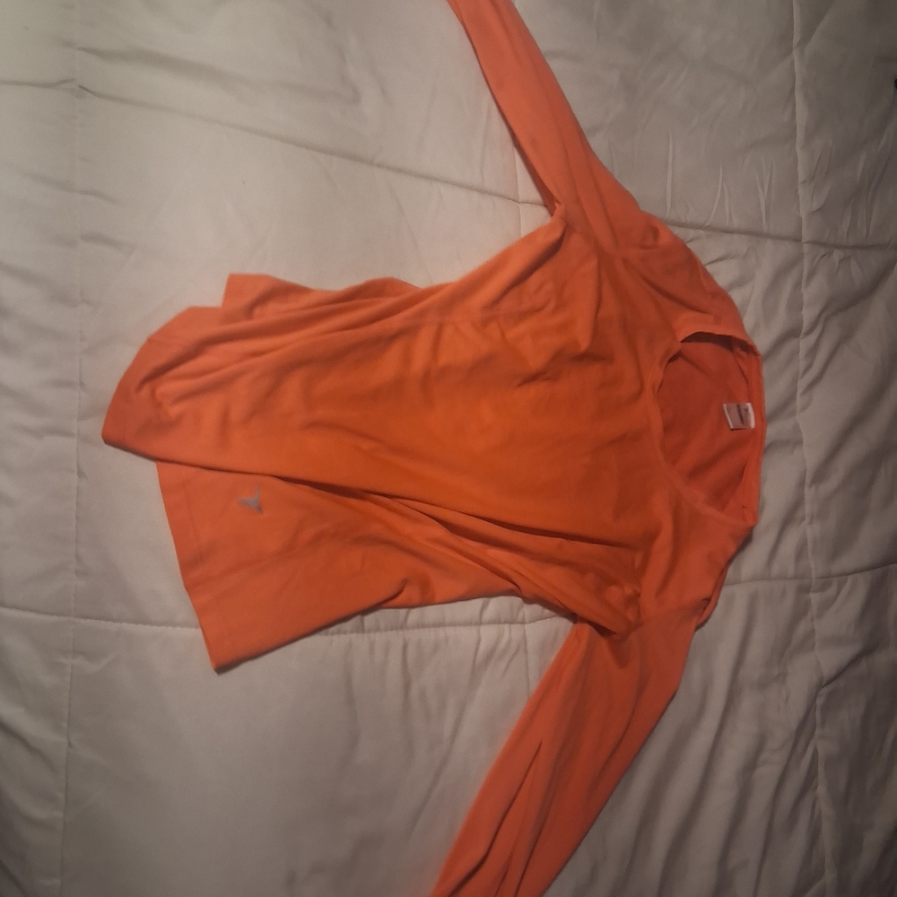 Old Navy Vibrant Orange Long Sleeve Tee